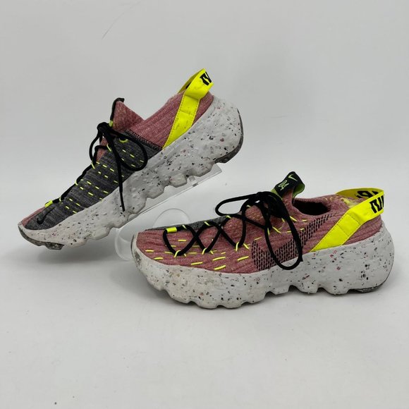 Nike Red & Yellow Lemon Venom Space Hippie 04 Sneakers - Picture 7 of 10